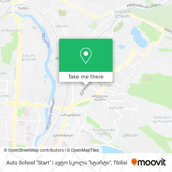 Auto School "Start" | ავტო სკოლა "სტარტი" map
