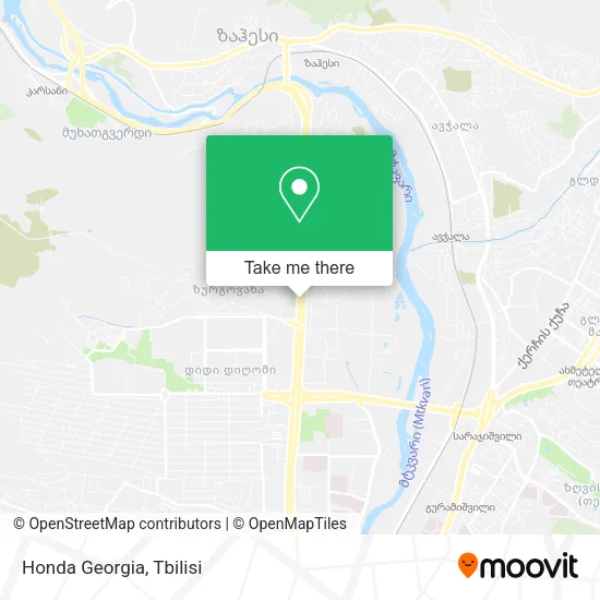Карта Honda Georgia