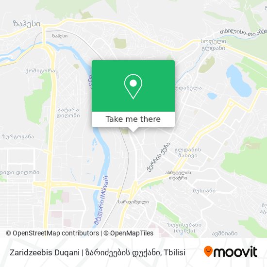 Карта Zaridzeebis Duqani | ზარიძეების დუქანი