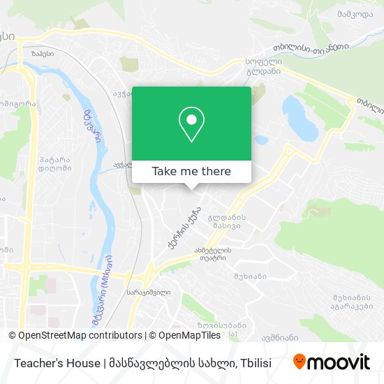 Teacher's House | მასწავლებლის სახლი map