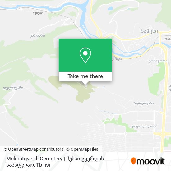 Mukhatgverdi Cemetery | მუხათგვერდის სასაფლაო map