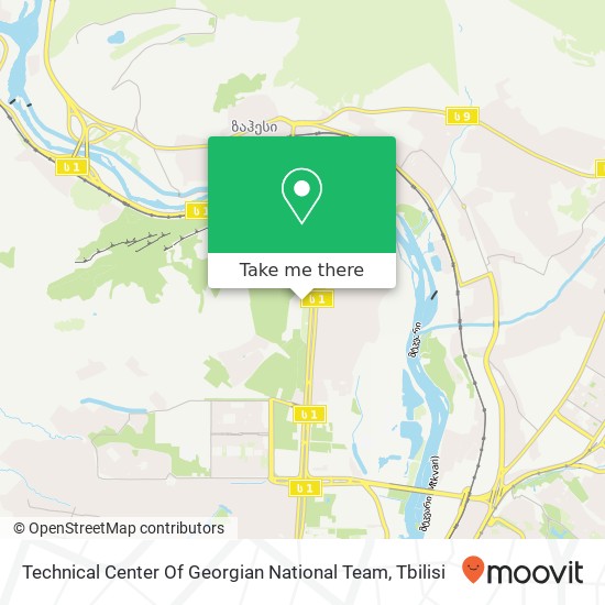 Technical Center Of Georgian National Team map
