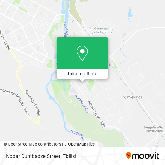 Карта Nodar Dumbadze Street