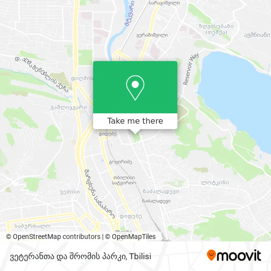 ვეტერანთა და შრომის პარკი map