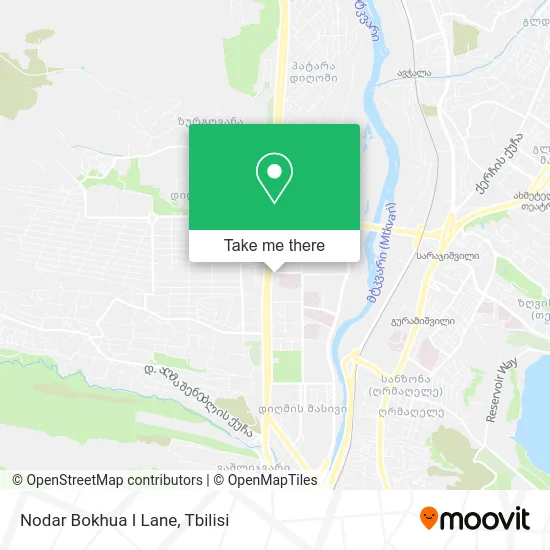 Карта Nodar Bokhua I Lane