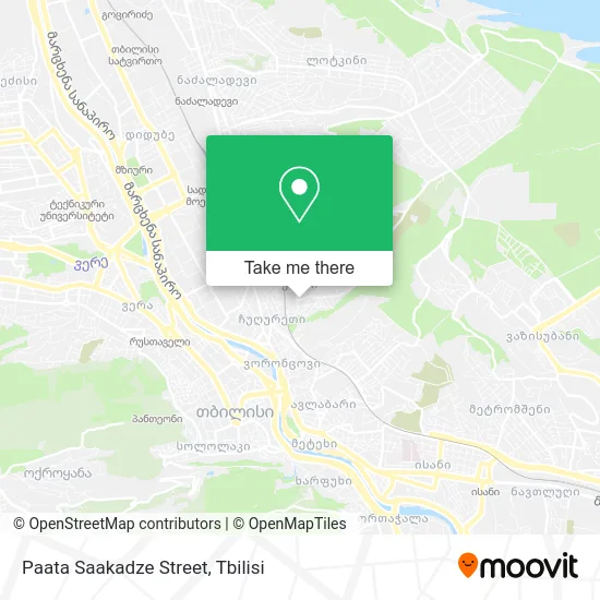 Карта Paata Saakadze Street