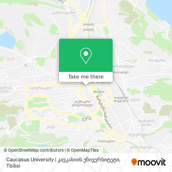 Caucasus University | კავკასიის უნივერსიტეტი map