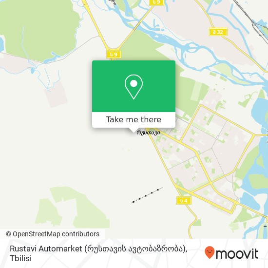 Карта Rustavi Automarket (რუსთავის ავტობაზრობა)