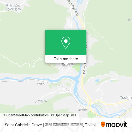 Saint Gabriel's Grave | მამა გაბრიელის საფლავი map
