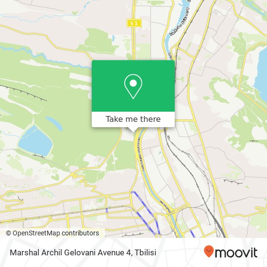 Карта Marshal Archil Gelovani Avenue 4