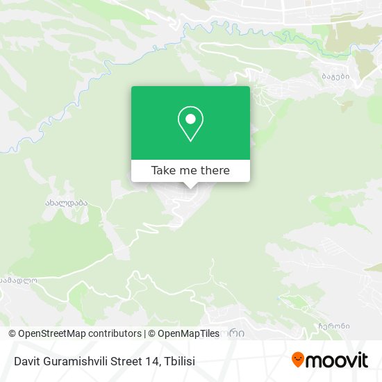 Карта Davit Guramishvili Street 14
