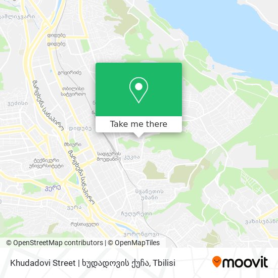 Khudadovi Street | ხუდადოვის ქუჩა map
