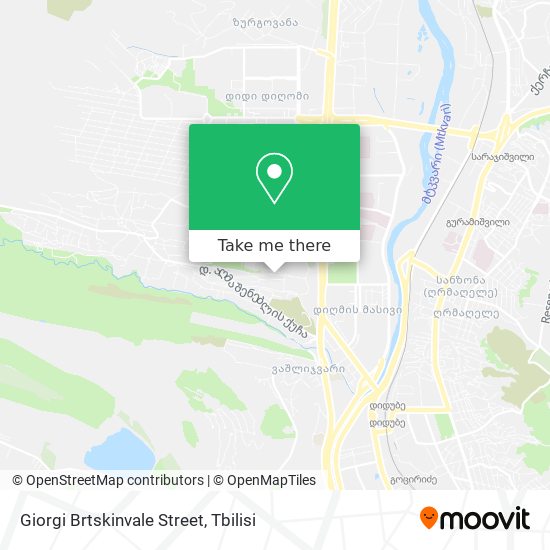 Giorgi Brtskinvale Street map