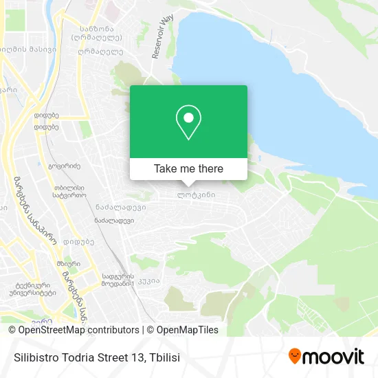 Карта Silibistro Todria Street 13