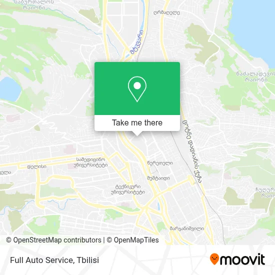 Full Auto Service map