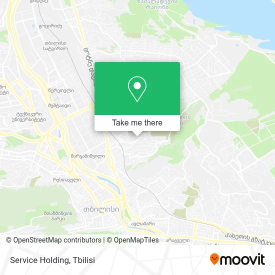 Service Holding map