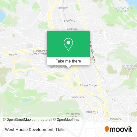West House Development map