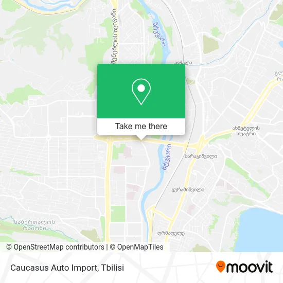 Caucasus Auto Import map