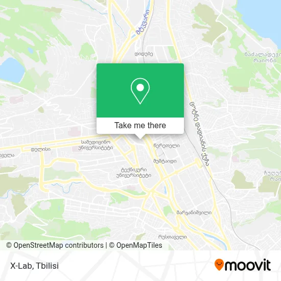 X-Lab map