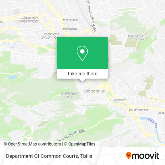 Department Of Common Courts map