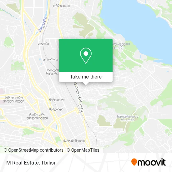 M Real Estate map