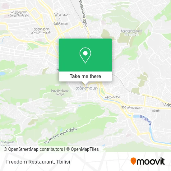 Freedom Restaurant map