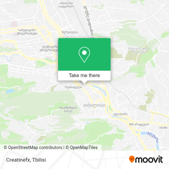 Creatinefx map