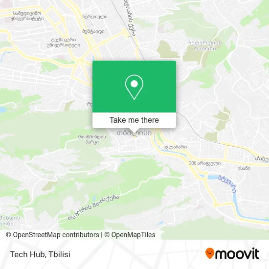 Tech Hub map