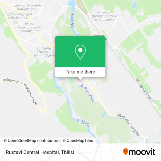 Rustavi Central Hospital map
