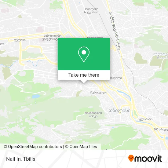 Nail In map