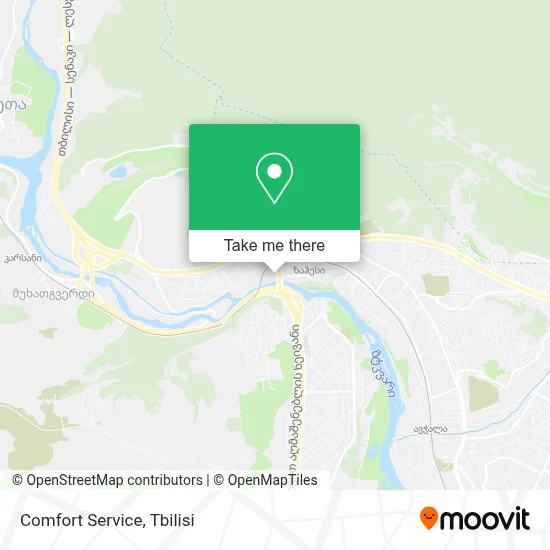 Comfort Service map