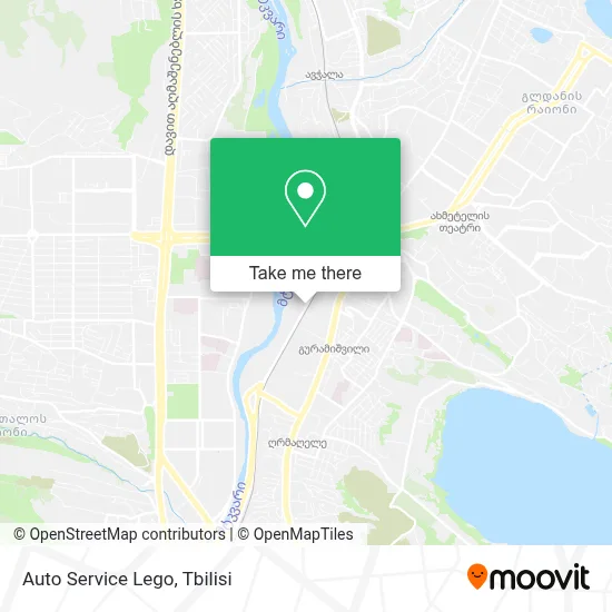 Auto Service Lego map