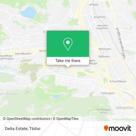 Delta Estate map