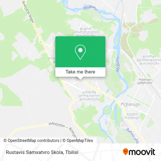 Rustavis Samxatvro Skola map