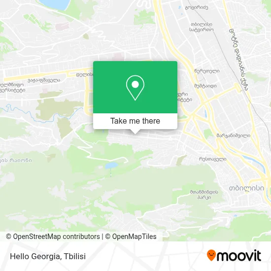 Hello Georgia map