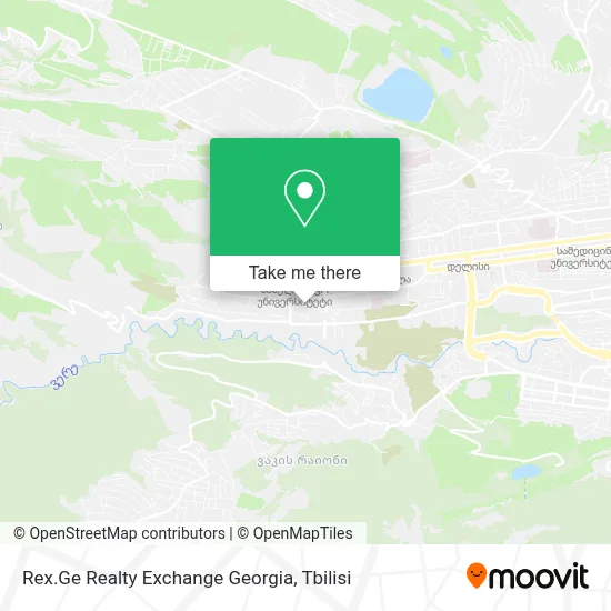 Rex.Ge Realty Exchange Georgia map