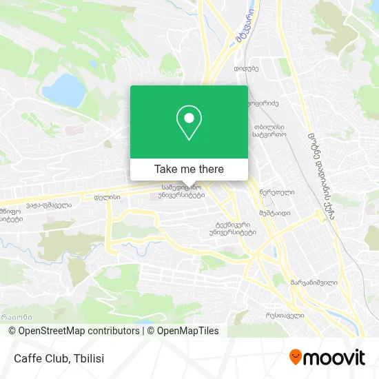 Caffe Club map