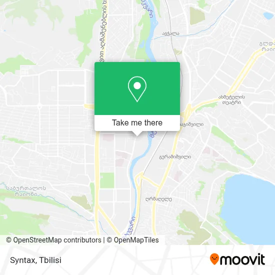 Syntax map