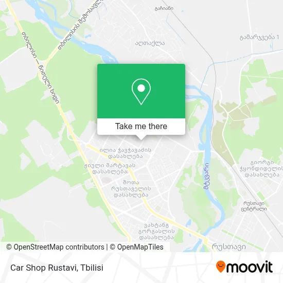 Car Shop Rustavi map