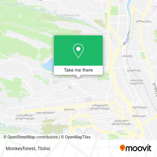 Monkeyforest map