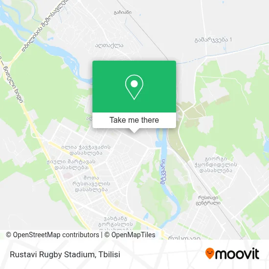 Rustavi Rugby Stadium map