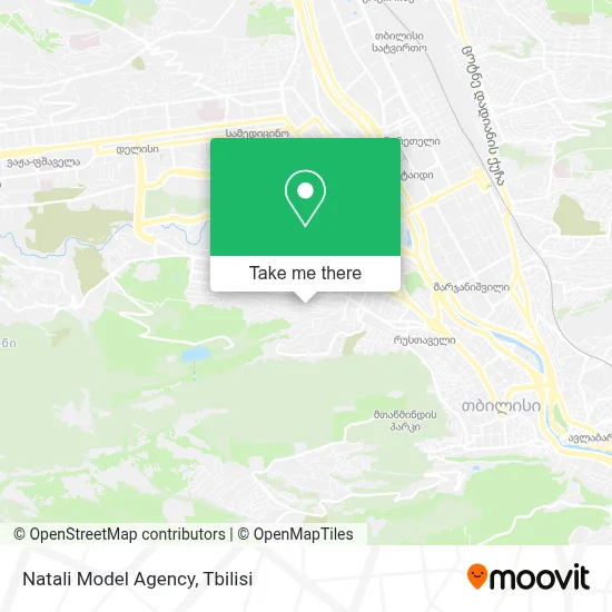 Natali Model Agency map