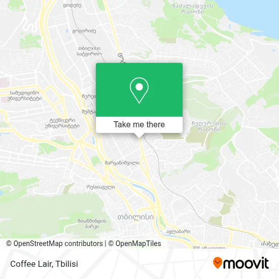 Coffee Lair map