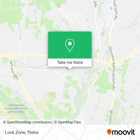 Lock Zone map