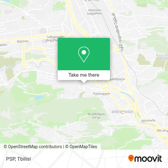PSP map