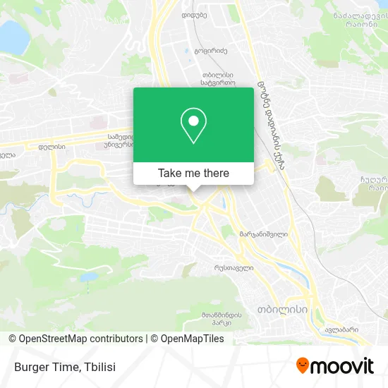 Burger Time map
