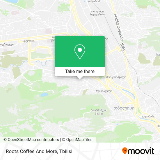 Roots Coffee And More map
