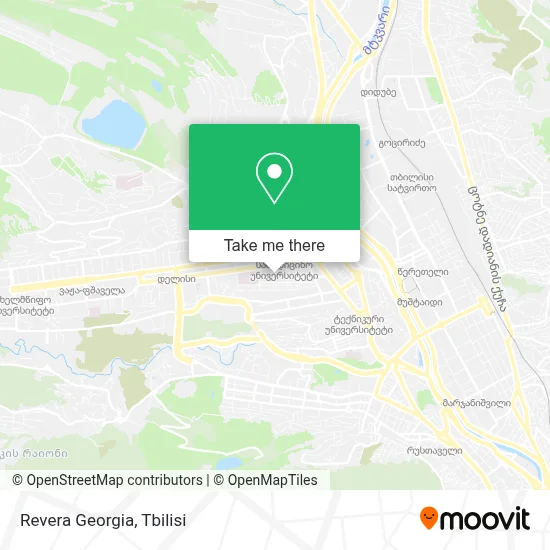 Revera Georgia map