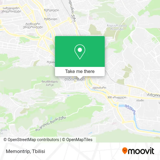 Memontrip map