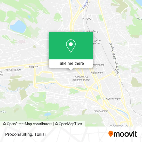 Proconsulting map